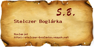 Stelczer Boglárka névjegykártya
